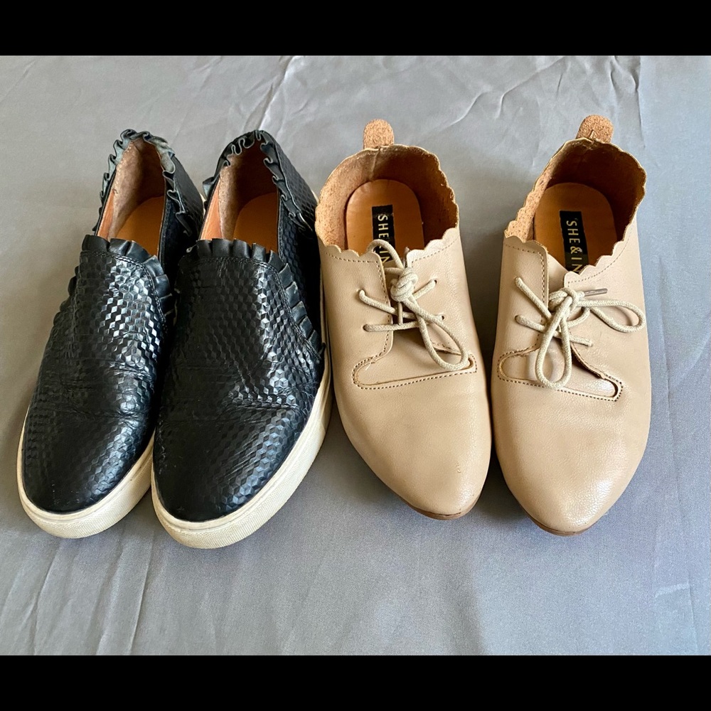 Two pairs of black and nude for the price of one.